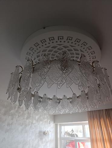 tavan dizaynlari: Çılçıraq, 10 və daha çox lampa, Metal — 3