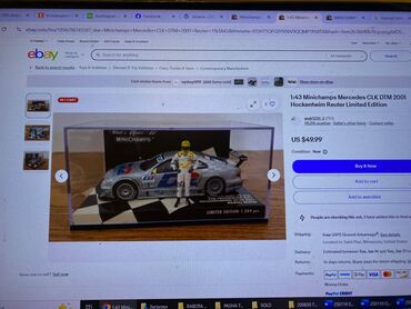 Avtomobil modelləri: Mercedes, 2001 il, 1:43, Dəmir, Ödənişli çatdırılma — 25