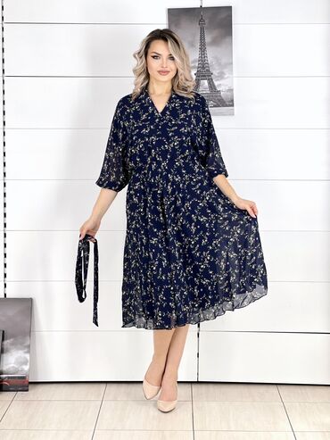 diversiya платья: Повседневное платье, Лето, Короткая модель, 4XL (EU 48), 5XL (EU 50), 6XL (EU 52)
