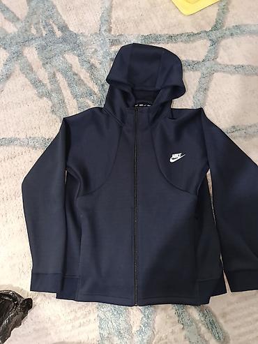 Толстовки: Мужская толстовка, XL, Nike, Новый, цвет - Синий, Платная доставка — 1