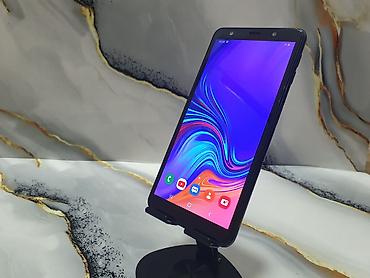 Мобильные телефоны и аксессуары: Samsung Galaxy A7 2018, Б/у, 64 ГБ, цвет - Синий, 2 SIM — 3