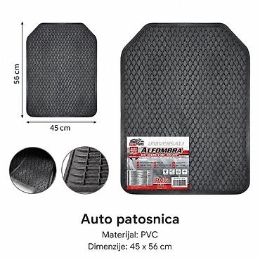 Patosnice: KMT Crne mrežaste patosnice za automobile 2000105-A Set crnih — 1