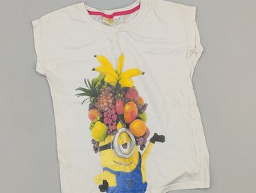 białe trampki niemowlęce: T-shirt, 10 years, 134-140 cm, condition - Good