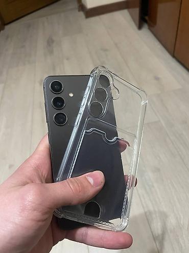 Samsung: Samsung Galaxy S24, Б/у, 128 ГБ, цвет - Черный, 2 SIM, eSIM — 1