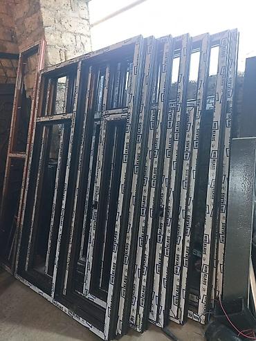 plastic qapi: PVC pəncərə və qapı profilləri, hazır çərçivələr vatsap aktivdir - — 2