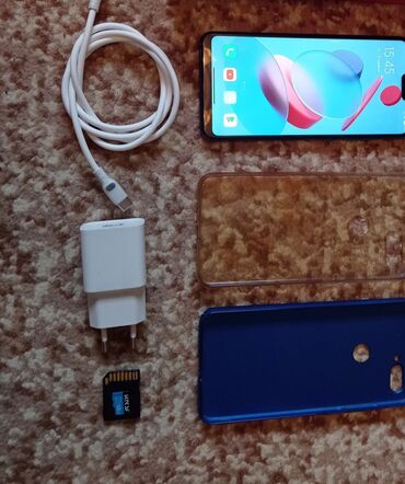 чехол а54: Xiaomi, Mi 8 Lite, Б/у, 64 ГБ, цвет - Серый, 1 SIM, 2 SIM