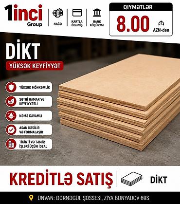 Məhsul: Dikt (plywood) – yüksək keyfiyyət Xüsusiyyətlər: - Yüksək