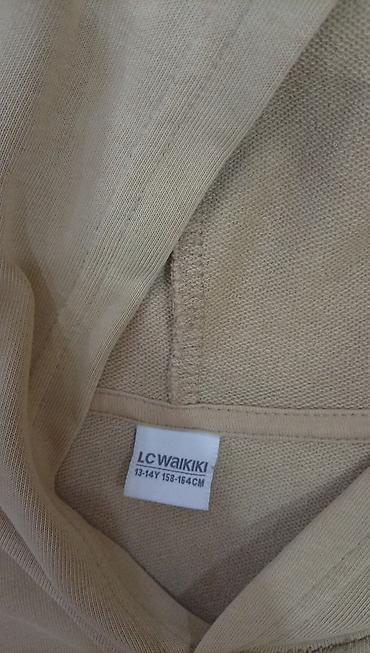 Koftalar, sviterlər: LC Waikiki kapuşonlu sviter/hoodie - Rəng: bej - Üzərində “OSAKA” — 2