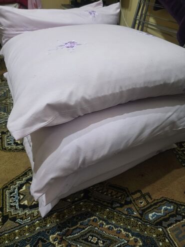 Yorğanlar, adyallar: Zərif naxışlı yastıq dəsti - Material: yumşaq, nəfəsalan parça — 5