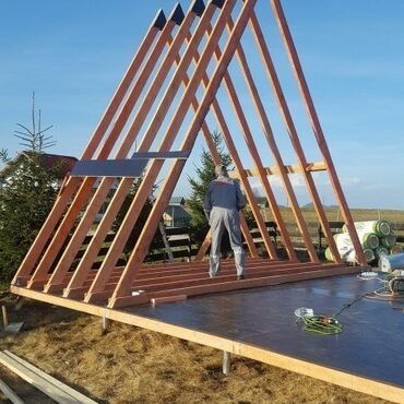 Dizayn, layihə: A-Frame (A-şəkilli) karkas ev layihəsi və tikintisi Məhsul/təklifin — 4