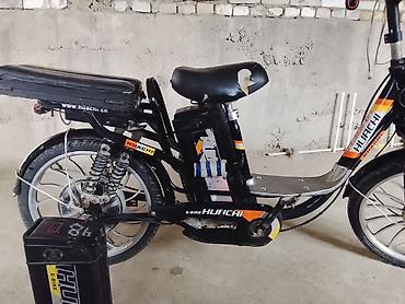 срочно продается электро велосипед: Электровелосипед/электромопед HUACHI E-Bike - Компоновка скутерного — 2