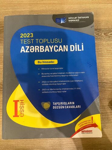 azerbaycan dili test toplusu 2019: Azerbaycan dili test toplusudur . yeni nəşrdir. Bir vereqi yazilib