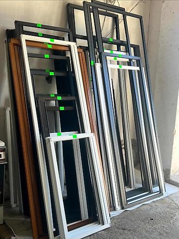 qapi cercivesi: Alüminium pəncərə və qapı çərçivələri - Material: möhkəm alüminium — 1