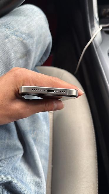 nokia t 28: IPhone 15 Pro, 256 GB, Natural Titanium, Qırıq — 4