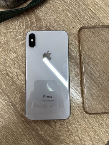 дисплей на iphone x: IPhone X, Б/у, 256 ГБ, Белый, Чехол, 100 %