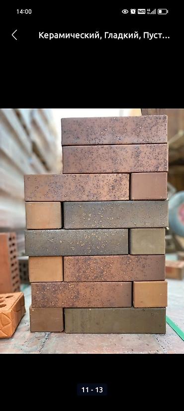 Огнеупорный кирпич: Шамотный кирпич, 250x124x65 — 66