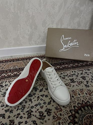 Мужская обувь: Мужские кроссовки, 42, Christian Louboutin, Новый, цвет - Белый — 2