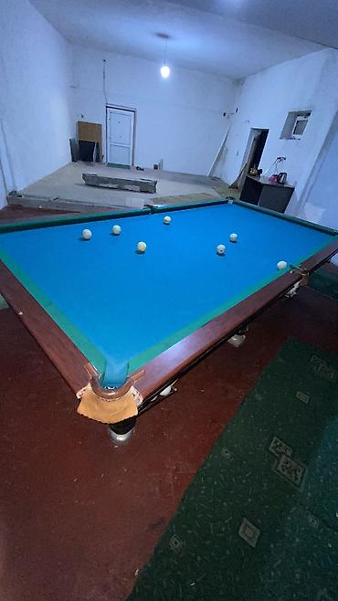 Бильярдные столы: Бильярдный стол -Мраморный 10фут - Размер: полноразмерная игровая — 4