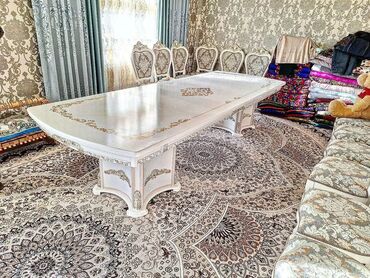 Столы и стулья для зала: Стол и стул для зала, Новый, цвет - Белый — 5