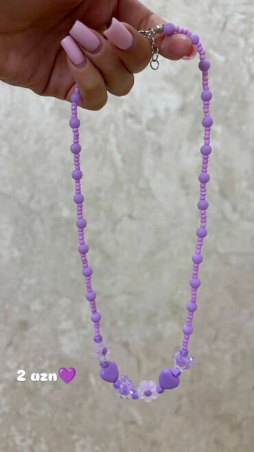 Boyunbağılar: Rəngarəng muncuq əl işi boyunbağılar. ətraflı məlumat və çatdırılma — 20