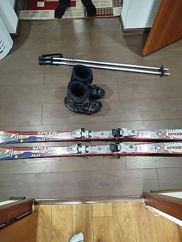 Лыжи: Продаются лыжи 160 ростовка в отличном состоянии с ботинками Salomon — 11