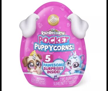 детский игровой: Игровой набор сюрприз Zuru Rainbocorns pocket puppy corns