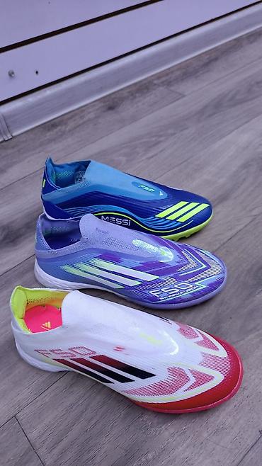 messi: Футбольные бутсы/сороконожки без шнурков Messi F50. размер 35-40 - — 2