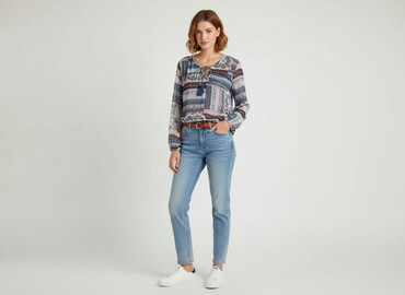 elegancka bluzka damska plus size: Jean Pascale, Жіноча блуза, розмір M