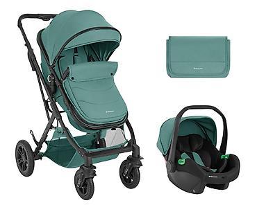 rang duboke patike: KIKKA BOO Kaia – premium 2u1 set kolica sa I-Size auto sedištem, boja — 1