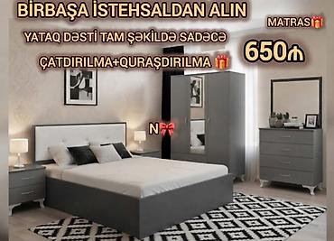 Yataq dəsti – birbaşa istehsaldan Komplekt: - İki tumbalı çarpayı - lalafo.az -da Yataq dəsti – birbaşa istehsaldan Komplekt: - İki tumbalı çarpayı -