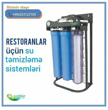 Su filtrləri: MT-RO 500 Kafe və Restoranlar üçün RO sistemi. 🔹️RO - 500 GPD