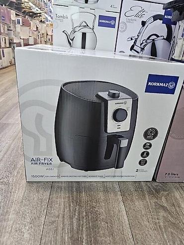 Fritozlar: Fritoz "Korkmaz" Air Fryer Korkmaz Türk markası Güc 1500 w Gerginlik — 8