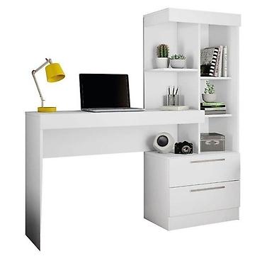 yazı masası: Düz masa, Stulsuz, Polkalı, Siyirməli, Türkiyə, Mat laminat — 8