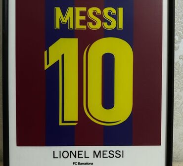 фляги 40 л: Картина Lionel Messi . Размер 40*30см