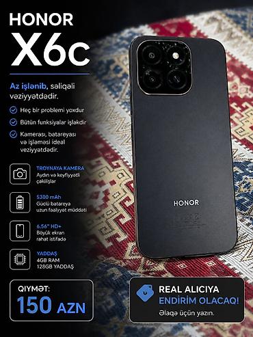 Honor X6c, 128 GB, rəng - Qara lalafo.az -da Honor X6c, 128 GB, rəng - Qara