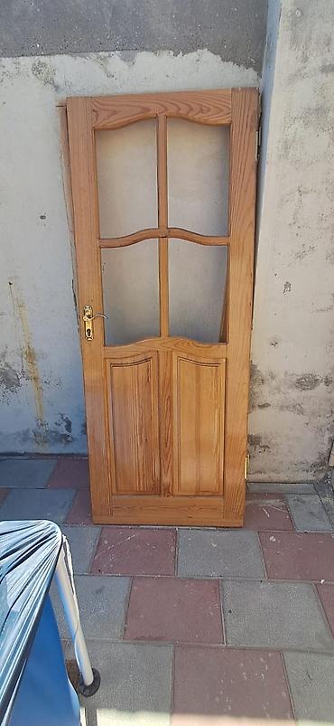 taxta qutular: İşlənmiş Otaq qapısı 90x200 sm Zamok ilə, Zəmanətli, Ödənişli çatdırılma — 3