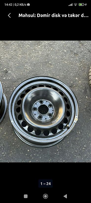 mini generator satışı: Dəmir disk (polad rim) – universal minik avtomobilləri üçün - — 1