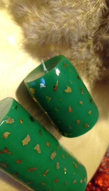 восковые свечи бишкек: Зелёный цвет - цвет удачи и достатка ! Свечи с золотым декором