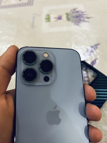 цум бишкек телефоны бу: IPhone 13 Pro, Sierra Blue, Чехол