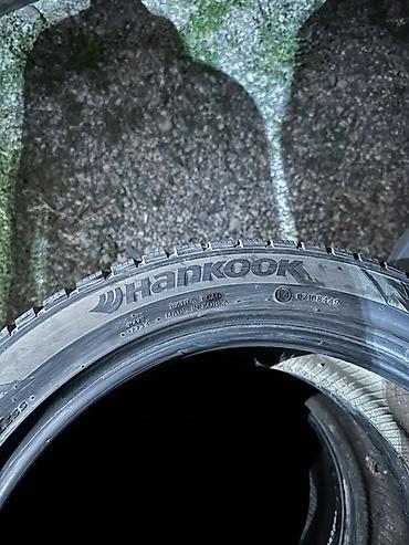 stud 100: Шины 215 / 50 / R 17, Зимняя шипованная, Б/у, Комплект, Легковые, Корея, Hankook — 3