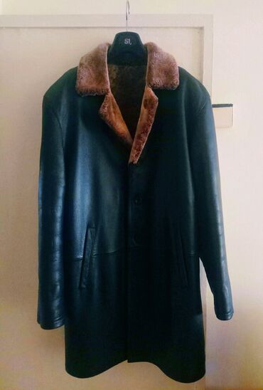 мужская одежда зимняя: Куртка 4XL (EU 48), цвет - Черный