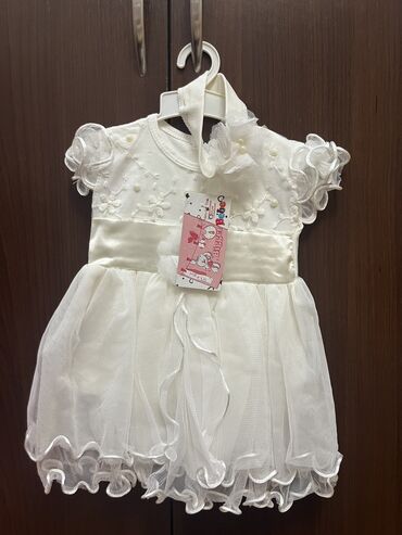 платья для девочек бишкек: Детское платье, цвет - Белый, Новый