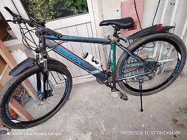 velosiped ev üçün: İşlənmiş Şəhər velosipedi Adidas, 26", sürətlərin sayı: 9, Ödənişli çatdırılma, Ünvandan götürmə — 1