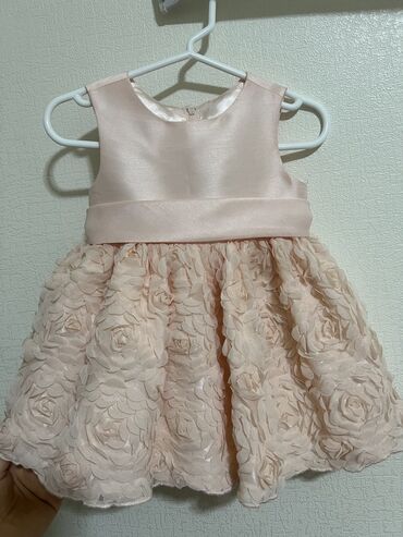 платье велюр: Детское платье, цвет - Розовый, Новый