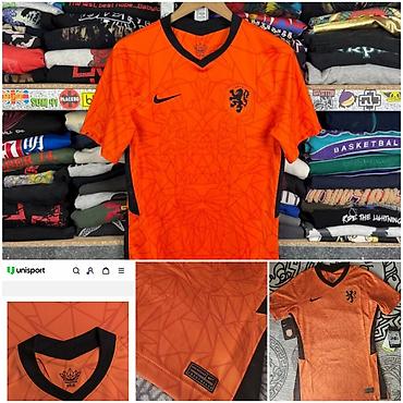 nike tech flece: Оригинальная женская футболка джерси сборной Нидерландов KNVB — 1