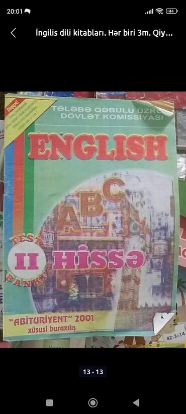 Tədris ədəbiyyatı: İngilis dili kitabları. Ün. Yeni Yasamal
📎10 — 13