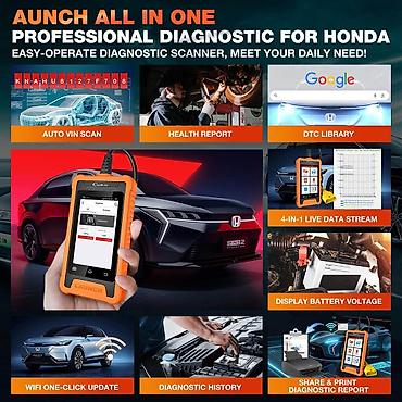 Alati za automobile: Novo - LAUNCH X431 Creader Elite OBD2 za Honda / Acura — 14