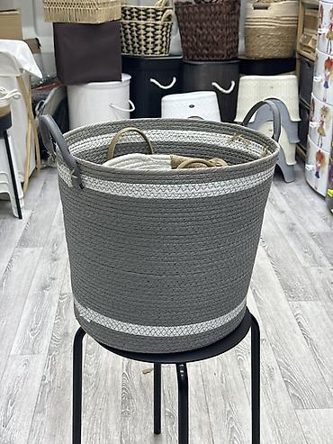 Корзина для вещей, цвет - Серый, Новый