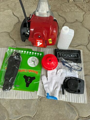 Триммеры, мотокосы: Триммер бензиновый 2 тактный комплект 3 насатка 1 запас пуская — 3