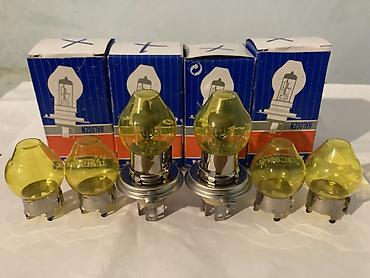 011 sekilleri: Sarı şüşəli halogen far lampaları dəsti Ariginal Sarı Soskalar; — 3